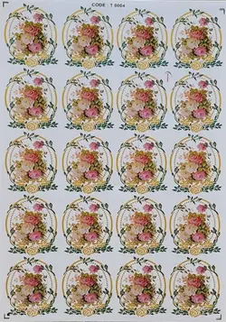 ترانسفر گل متالیک