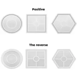 قالب سیلیکونی زیر لیوانی لبه دار