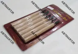 مغار 6 عددی دسته چوبی