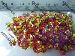 پولک گل قرمز هفت رنگ