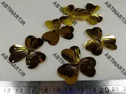 پولک گل طلایی