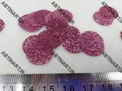 پولک سکه ای اکلیلی بنفش