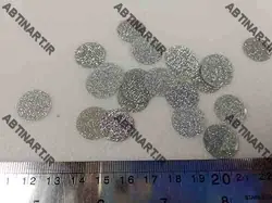 پولک سکه ای اکلیلی نقره ای