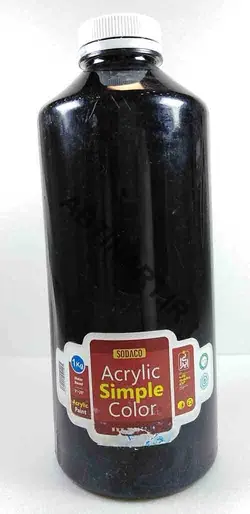 رنگ اکریلیک مشکی