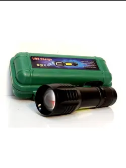 چراغ قوه پليسي مشكي كوچك