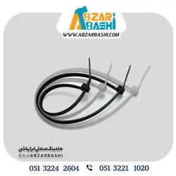 بست کمربندی37سانت مشکی تک پلاست