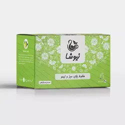 دمنوش چای سبز و لیمو نیوشا (20عددی) - خرید دمنوش نیوشا | فروشگاه دمنوش نیوشا | دمنوش لاغری نیوشا