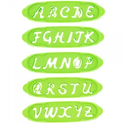 ابزار تزئین کیک طرح کاتر حروف انگلیسی بزرگ