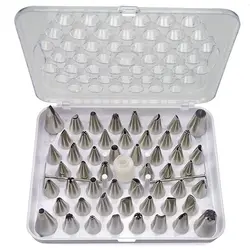 ابزار تزئین کیک مجموعه سر قیف (ماسوره) 56 تکه