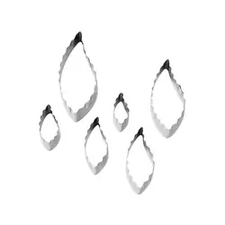 ابزار تزئین کیک ست کاتر 6 تایی برگ