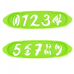 ابزار تزئین کیک طرح کاتر اعداد انگلیسی بزرگ