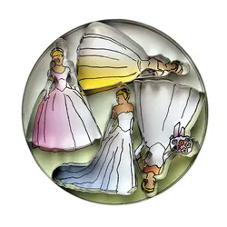 ابزار شیرینی پزی کاتر استیل بانوان جوان