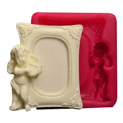 قالب فوندانت سیلیکونی طرح قاب بچه چنگ نواز