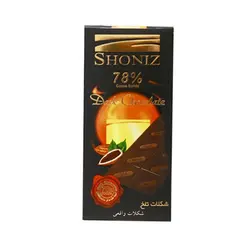 شکلات تلخ تخت 78 درصد شونیز