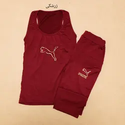 ست تاپ و شلوارک پوما