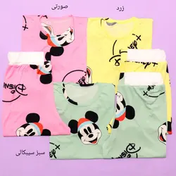 ست تی شرت و شلوارک میکی موس