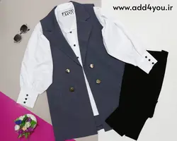 ست شومیز و جلیقه