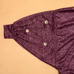 شومیز آستین پرچ بافت