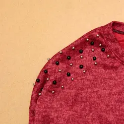 شومیز کراپ نگینی