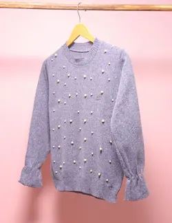 بلوز بافت مرواریدی