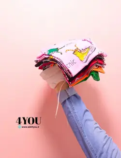 تیشرت پولک دوزی شده طرح کفش