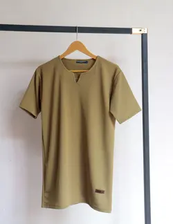 تیشرت یقه کوبایی مردانه