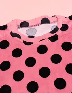 ست بلوز و شلوار مخمل حوله ای عروسکی