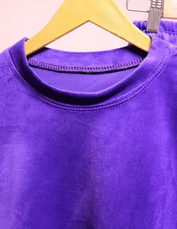 ست بلوز و شلوار مخمل روباهی