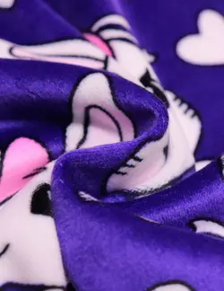 ست بلوز و شلوار مخمل طرحدار با طرحهای عروسکی ۲