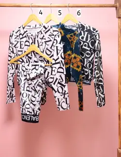 ست کراپ و شلوار مخمل لاکچری