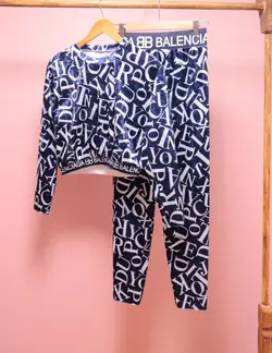 ست کراپ و شلوار مخمل لاکچری