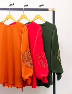 شومیز نگینی برگ