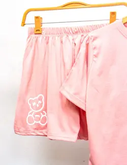 ست کراپ و شلوارک خرسی