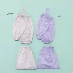 ست کراپ شلوارک طرح لی