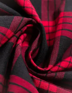 مانتو چهارخونه جلو زیپ