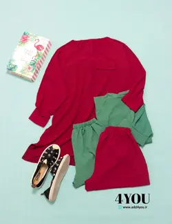 ست شومیز و شلوار ماهک