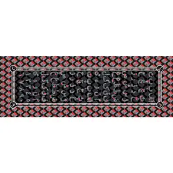 شال نخی نسخ قرمز