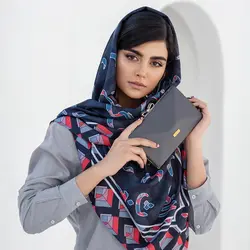 شال نخی نسخ قرمز