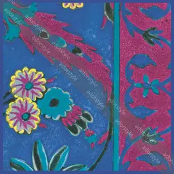 روسری گل هندی