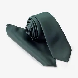 کراوات و پوشت ساده سبز
