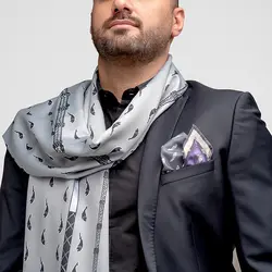 شال مردانه زمرد ماشی