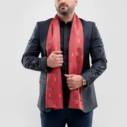شال مردانه رزم زرشکی