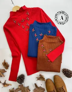 بافت گل برجسته ترک کد 542