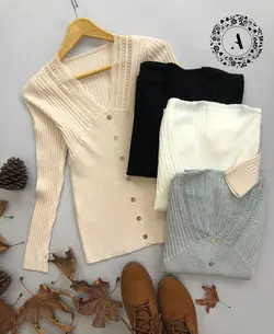 بافت یقه هفت گیپور لطیف وارداتی کد 570