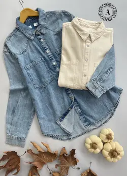 شومیز جین برند MANGO کد 589