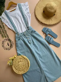 دامن جین ساسبندی ویکتوریا کد 762