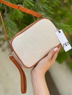 کیف حصیری Z. A. R. A کد 768 - آگرین مد