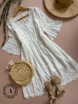 پیراهن خامه دوزی وارداتی کد 784