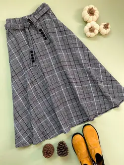 دامن پشمی ویولت کد 916