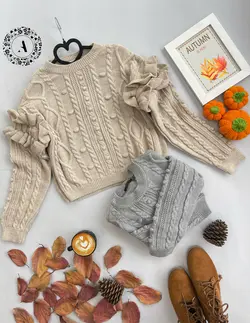 بافت آستین چین دار ترک کد 131